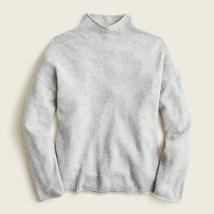 J Crew Relaxed Rollneck Cashmere Sweater